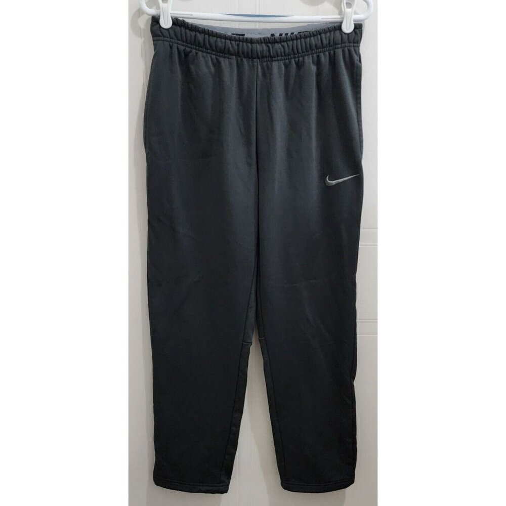 Nike Therma Fit Dark Grey Sweatpants Mens Size Medium 646676-060 100%‎ Polyester